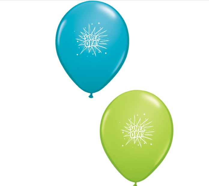 Super Opa - Luftballons mit Druck