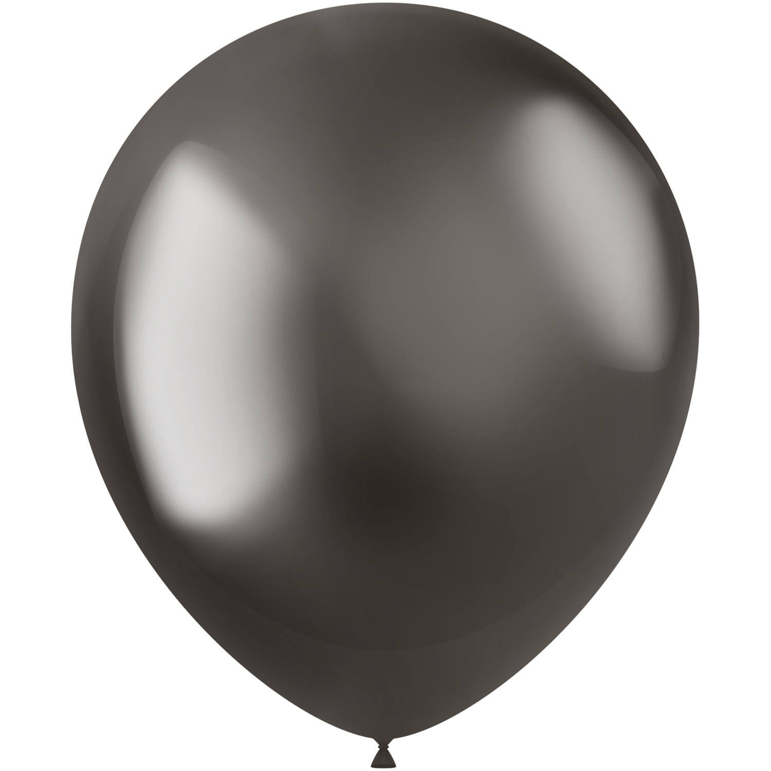 Luftballons Metallic Grau, 33 cm