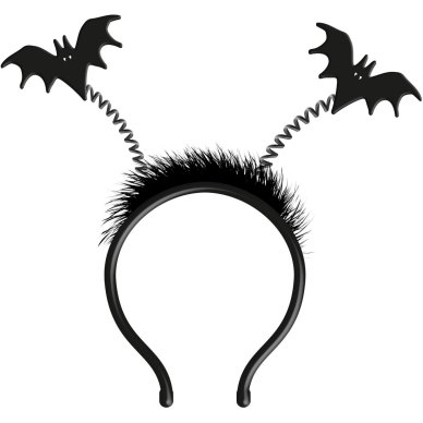 Halloween - Haarreifen mit Fledermusen