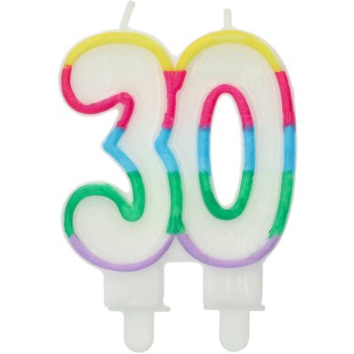 Kerze zum 30.Geburtstag