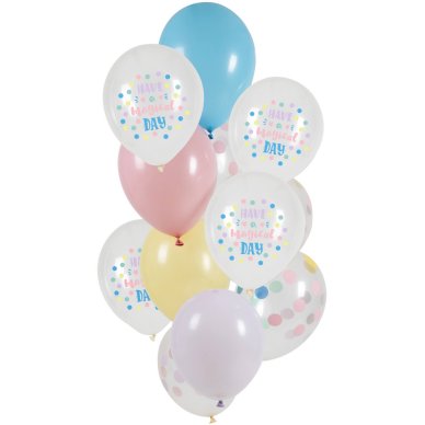 Luftballons Magic Pastell, 12 Stck