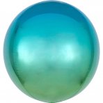 Kugelballon - Orbz - Blau, 40 cm