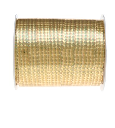 Schleifenband Hologramm Gold, 25m