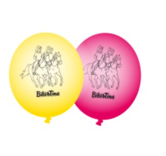 Bibi & Tina Luftballons, 8 Stck