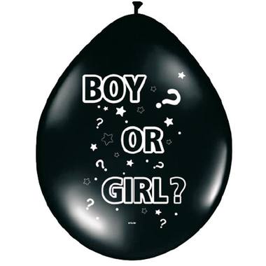 Gender Reveal Ballon 30 cm - 8 Stck