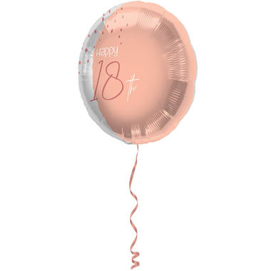 Folienballon Elegant Lush Blush 18 Jahre