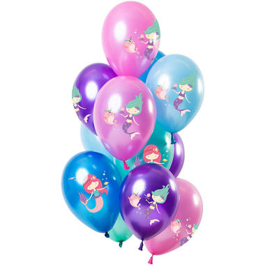 Ballons Meerjungfrau, 12 Stck