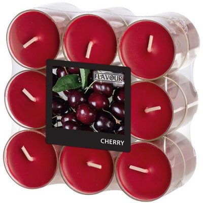 Duftteelichter Cherry / Kirsche, 18 Stck