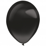 Ballons, schwarz, 30 cm, 10 Stck