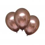 Latex Ballons Satin Luxe Rose Gold, 6 Stck