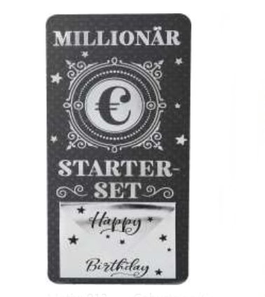Millionr Starter-Set Happy Birthday