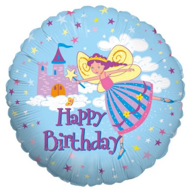 Folienballon Happy Birthday Fee