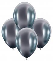 Chrom Metallic Silber Ballons, 24 Stck