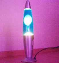 Lavalampe NEON Gr�n/Blau