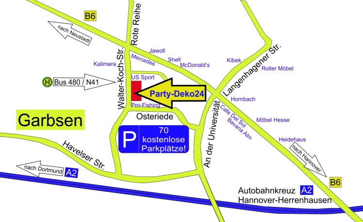 Gesch&auml;ft in Hannover-Garbsen