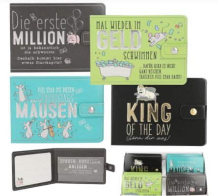 Wunscherfller Papier Geldbrse