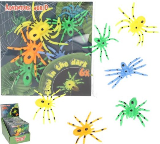 Dino World Glow in the Dark Spinnen