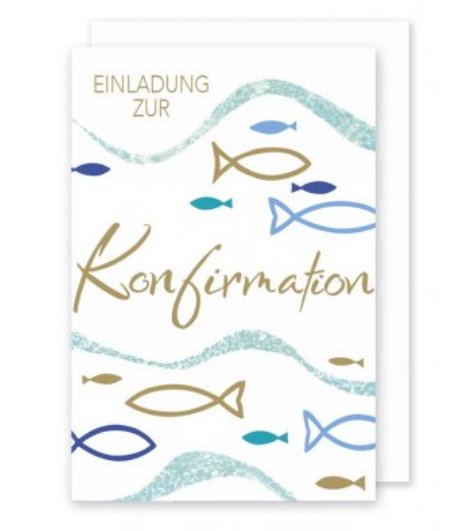 Konfirmation- Einladungskarten