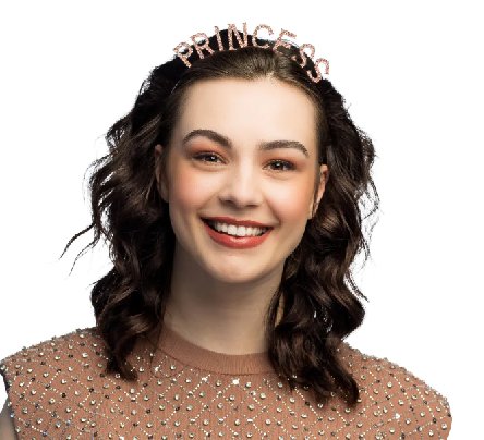 Haarreifen Princess, rosegold