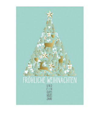 Frhliche Weihnachten Umschlagkarte