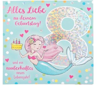 Musikkarte zum 8.Geburtstag