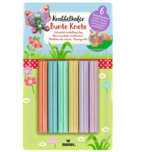 Krabbelkfer Bunte Knete