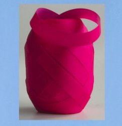 Geschenkband, Ringelband Jumbo, pink