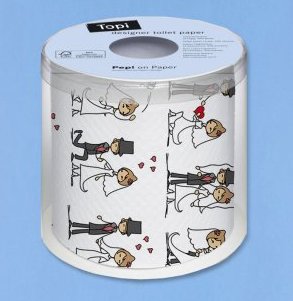 Hochzeit Toilettenpapier