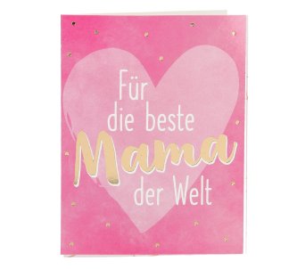 Minicards GOLDIG - Fr die beste Mama der Welt