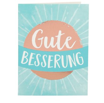 Minicards GOLDIG Gute Besserung