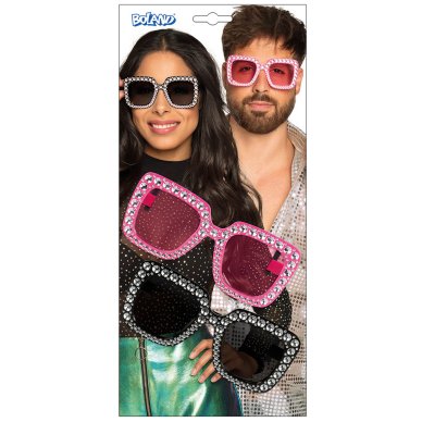 Partybrillen Bling bling - 2 Stck