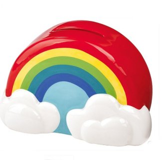 Bunte Regenbogen Spardose