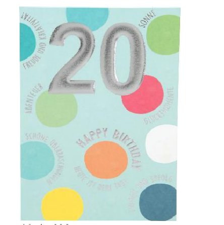 Karte zum 20.Geburtstag