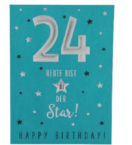 Karte zum 24.Geburtstag