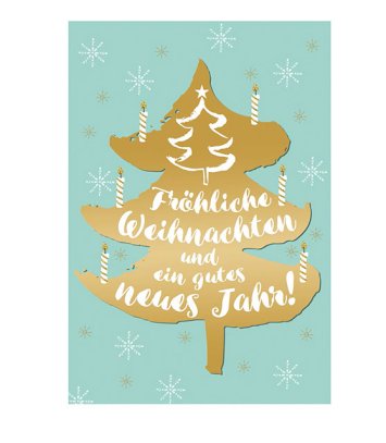 Frhliche Weihnachten Umschlagkarte