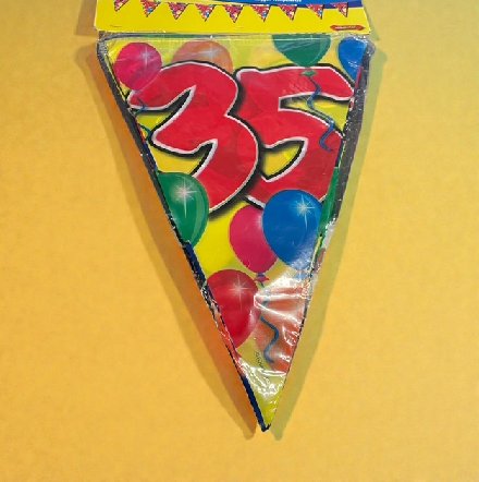 Wimpelkette zum 35.Geburtstag