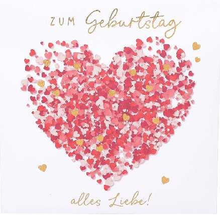 Pop up Musikkarte zum Geburtstag