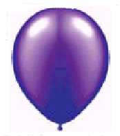 Rundballons 100 St. Perlfarbe VIOLETT