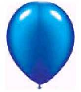 Rundballon-100 Luftballons blau, 12cm