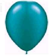 Rundballon-100 Perlfarbe TEAL