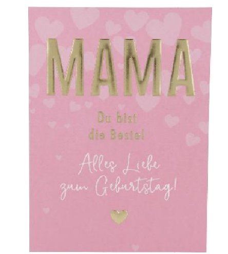 Karte zum Geburtstag f�r Mama