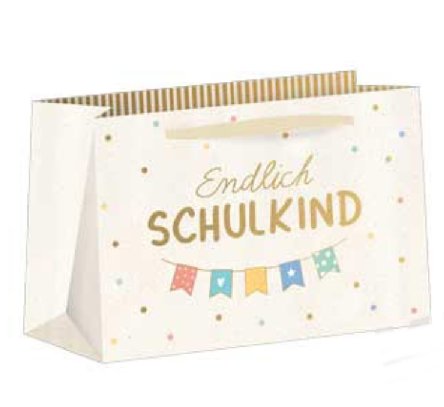 Geschenktasche Endlich Schulkind