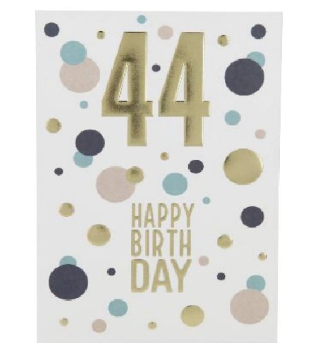 Karte zum 44.Geburtstag