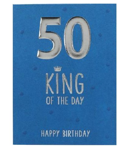 Karte zum 50.Geburtstag