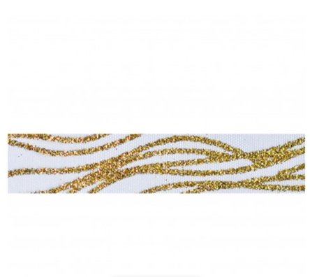 Dekoband gold mit Effekt, 5m