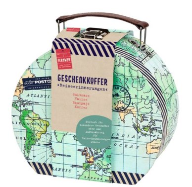 Fernweh Geschenkkoffer Reiseerinnerungen