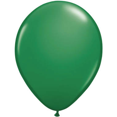 Dunkelgrner Ballon Metallic 30cm - 10 Stck
