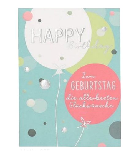 Karte zum Geburtstag