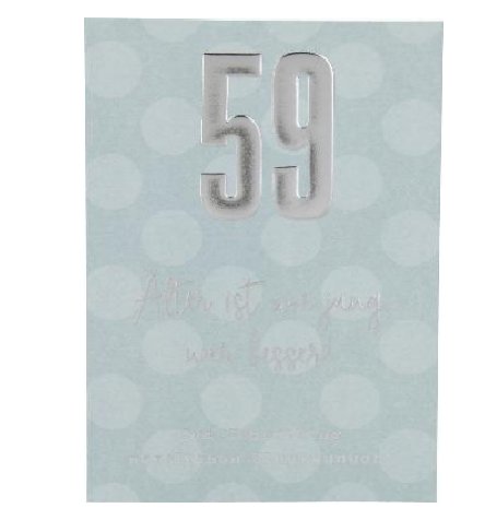 Karte zum 59.Geburtstag