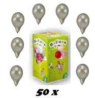 Hochzeit - 50 Silberballons+Helium